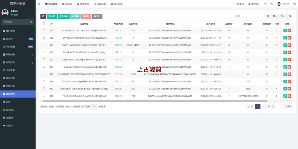 图片[17]-多语言4链授权盗u系统/海外质押授权源码/前端vue-上古源码网