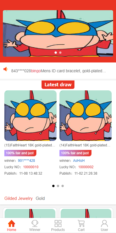 JAVA双UI一元夺宝系统/一元云购源码/云购竞猜系统-上古源码网
